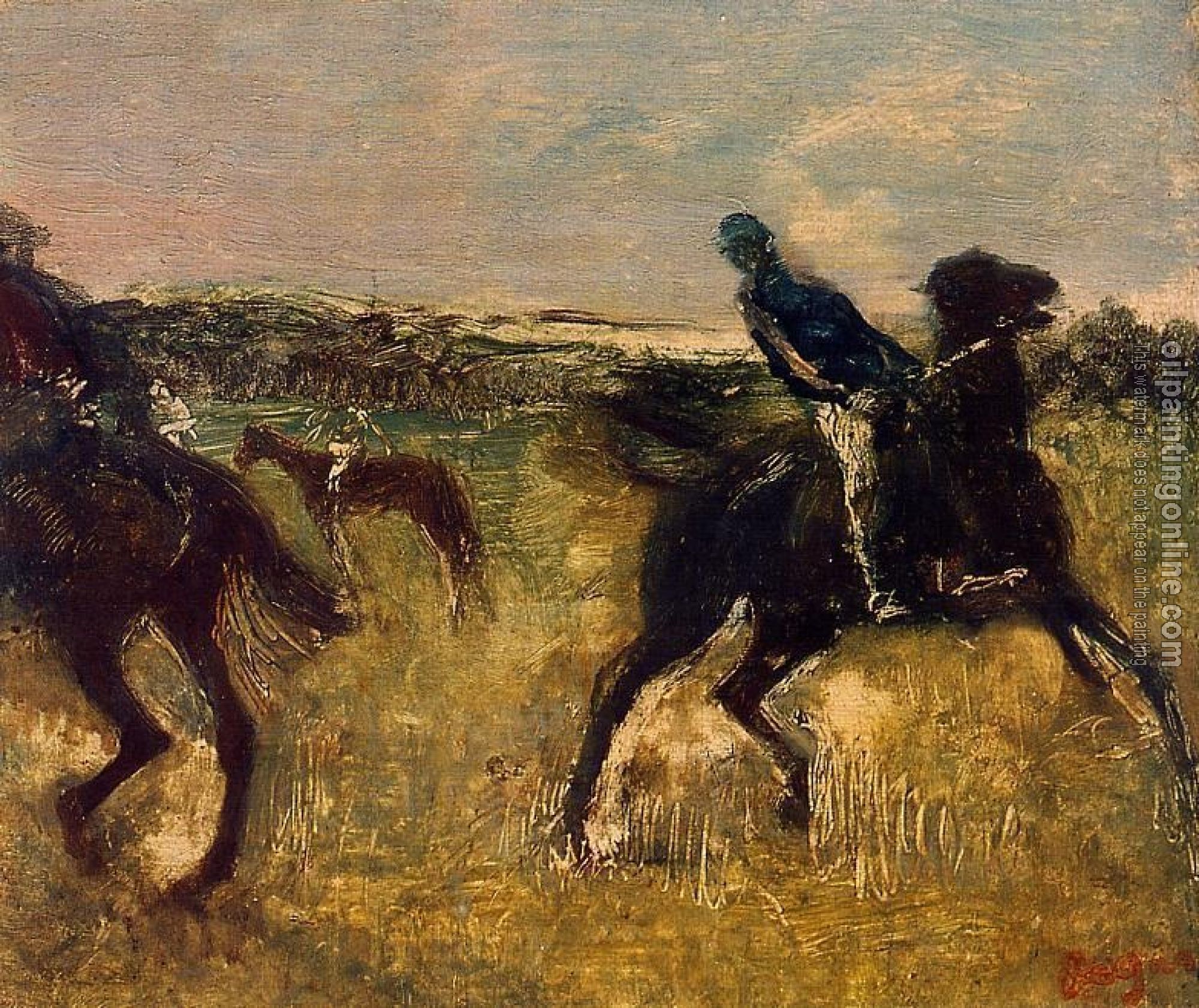 Degas, Edgar - Jockeys